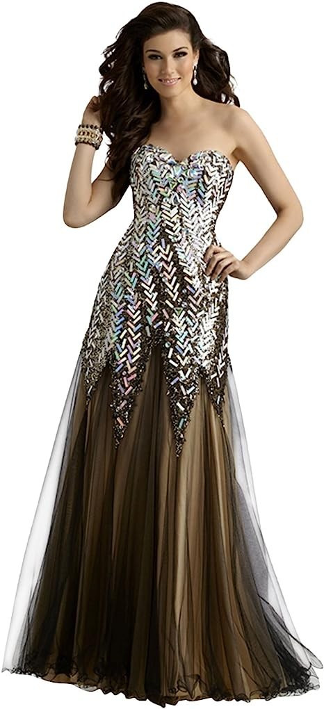 Clarisse Sweetheart Drop Waist Couture Prom and Evening Dress 4321
