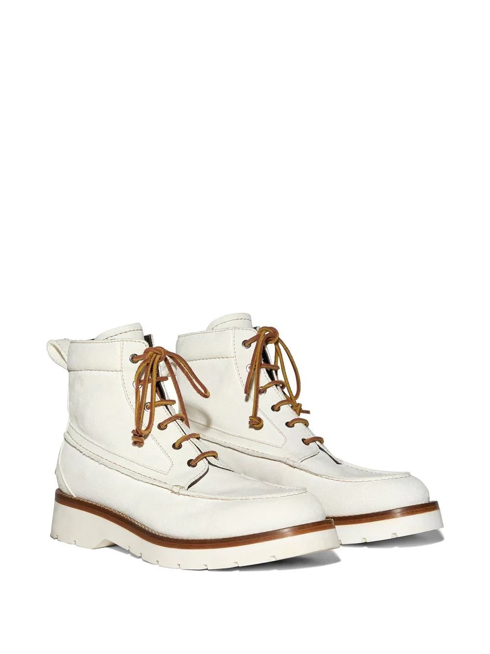 lace-up leather boots