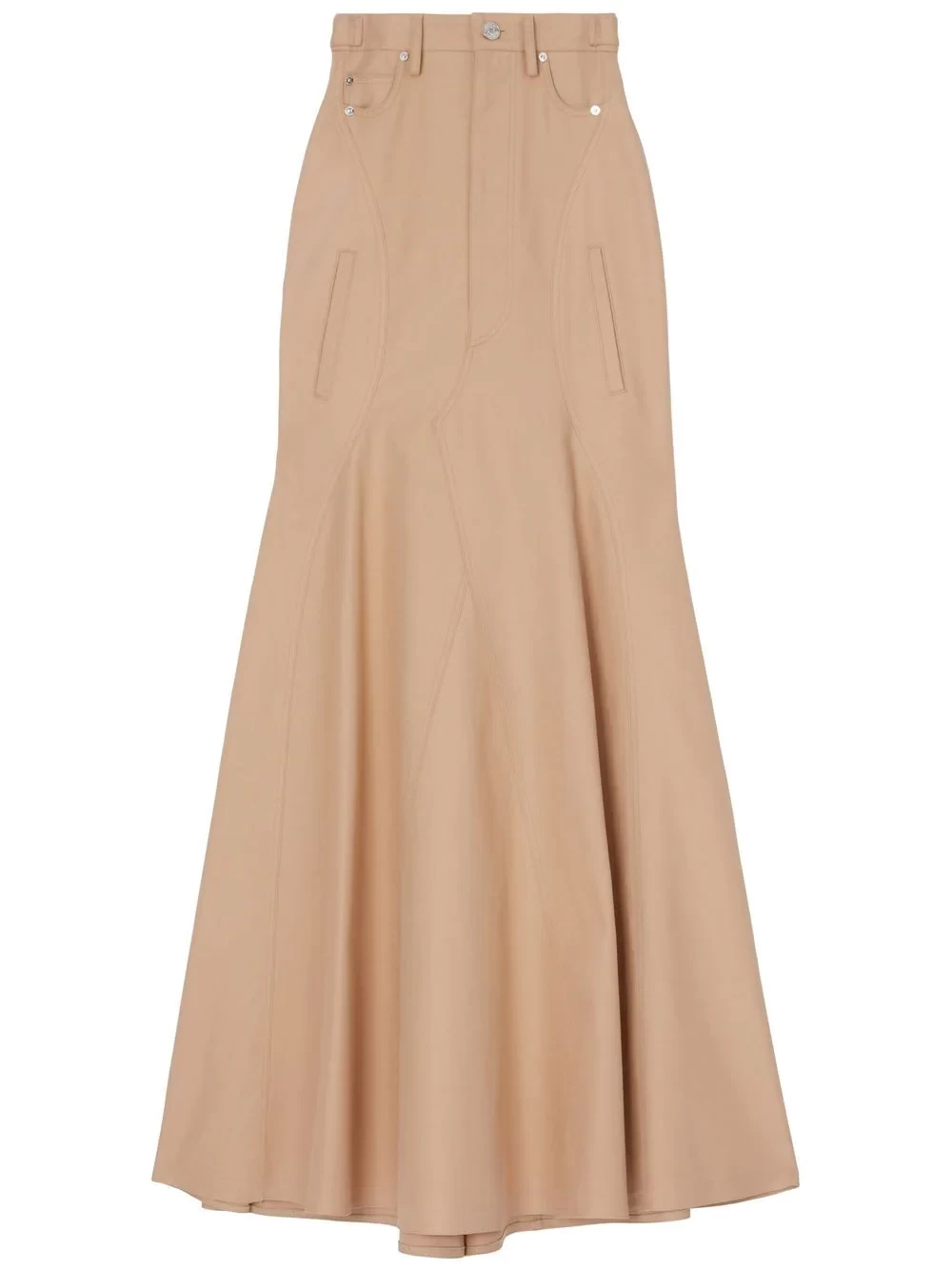 Gabardine cotton full skirt