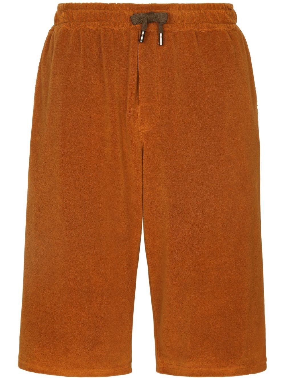 towelling-finish bermuda shorts