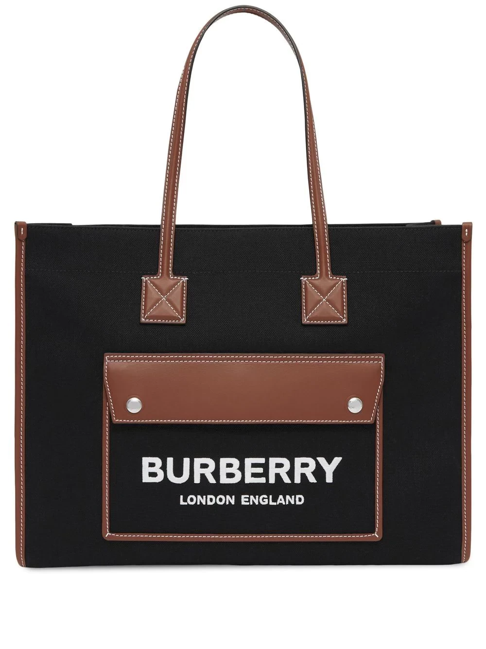 Logo-print tote bag