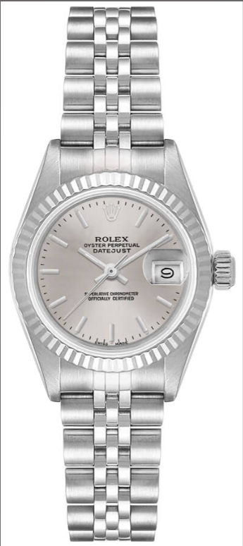 Rolex Lady-Datejust 26 Silver Dial Automatic Women's Watch 79174