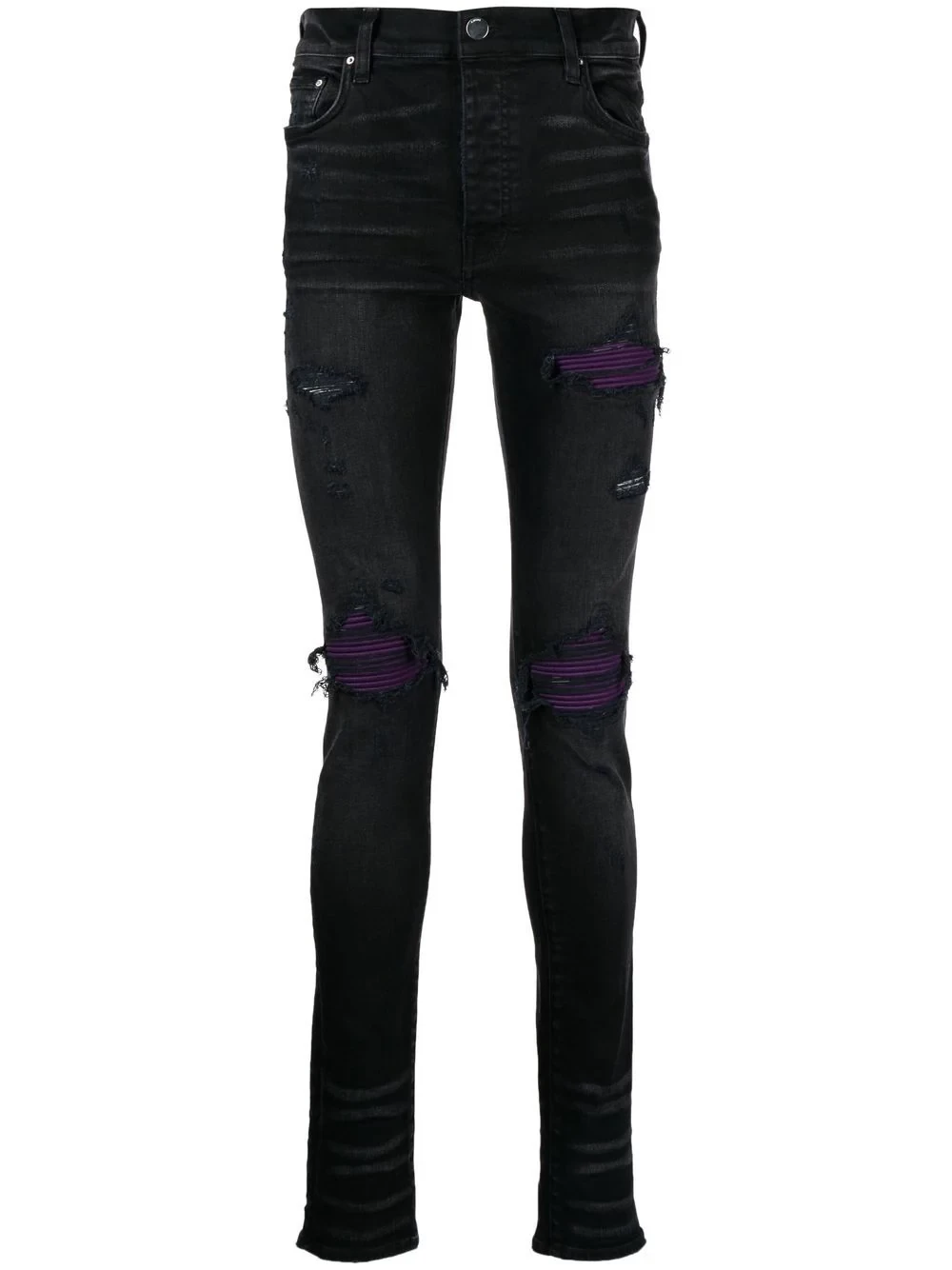 ripped-detail skinny jeans