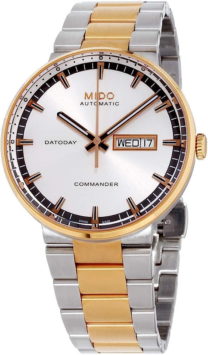 Mido Commander II Silver Dial Stainless Steel Men's Watch M0144302203100