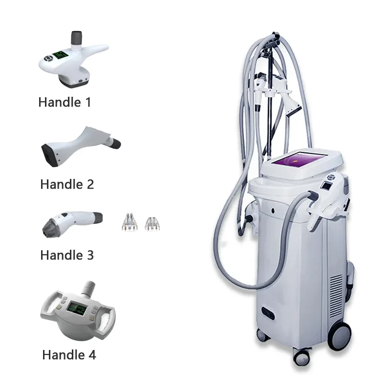 Ultrasonic Cavitation Vacuum Laser Bipolar RF Roller Massage Vacuum Slimming Machine