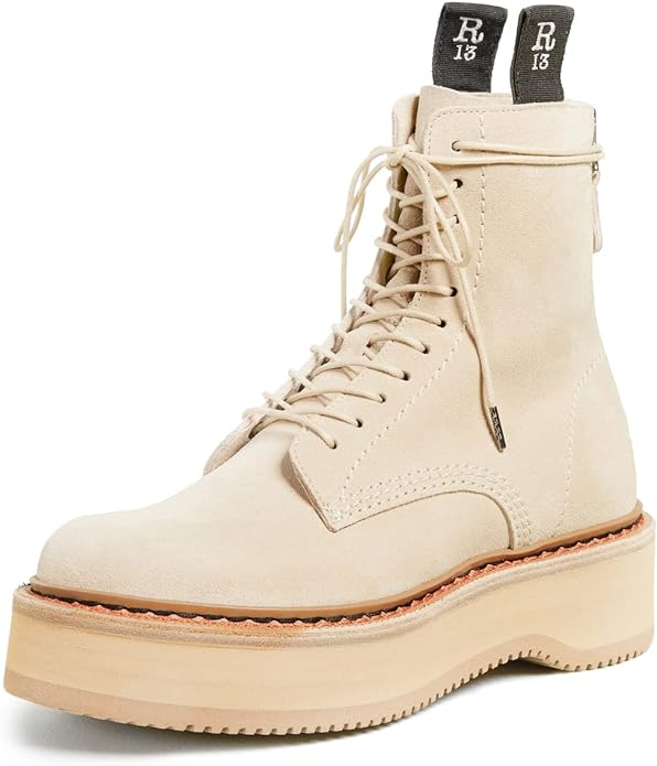 R13 Women's Single Stack Suede Boots