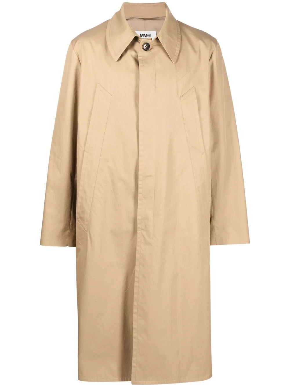 single-breasted trench coat