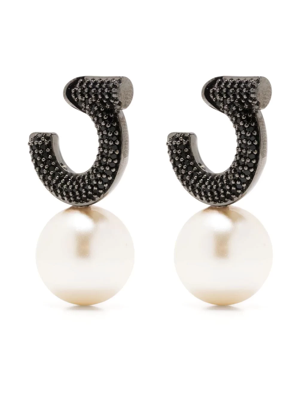 baroque-pearl earrings
