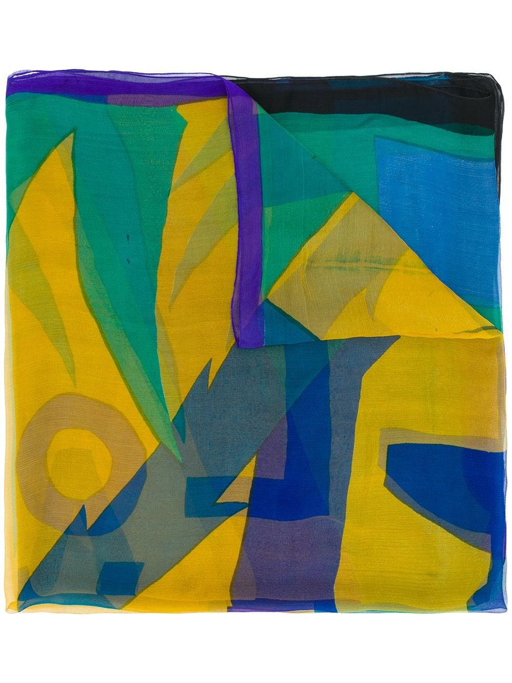 Saint Laurent Pre-Owned graphic pattern shawl