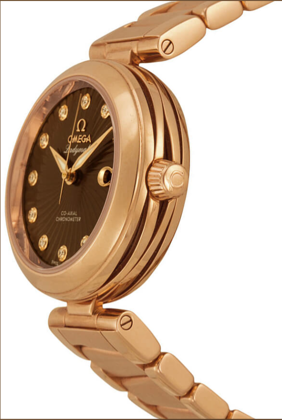 Omega De Ville Ladymatic Solid 18k Rose Gold 34mm Women's Watch 425.60.34.20.63.001 - image 0Omega De Ville Ladymatic Solid 18k Rose Gold 34mm Women's Watch 425.60.34.20.63.001 - image 1Omega De Ville