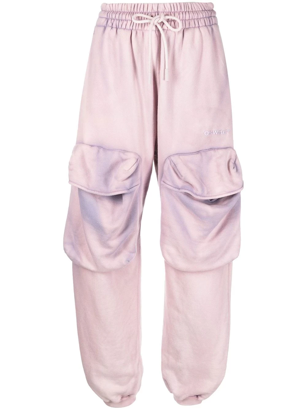 flap-pocket track pants