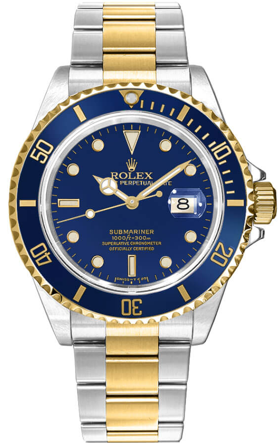 Submariner Date Blue Dial Men's Watch 16613LB