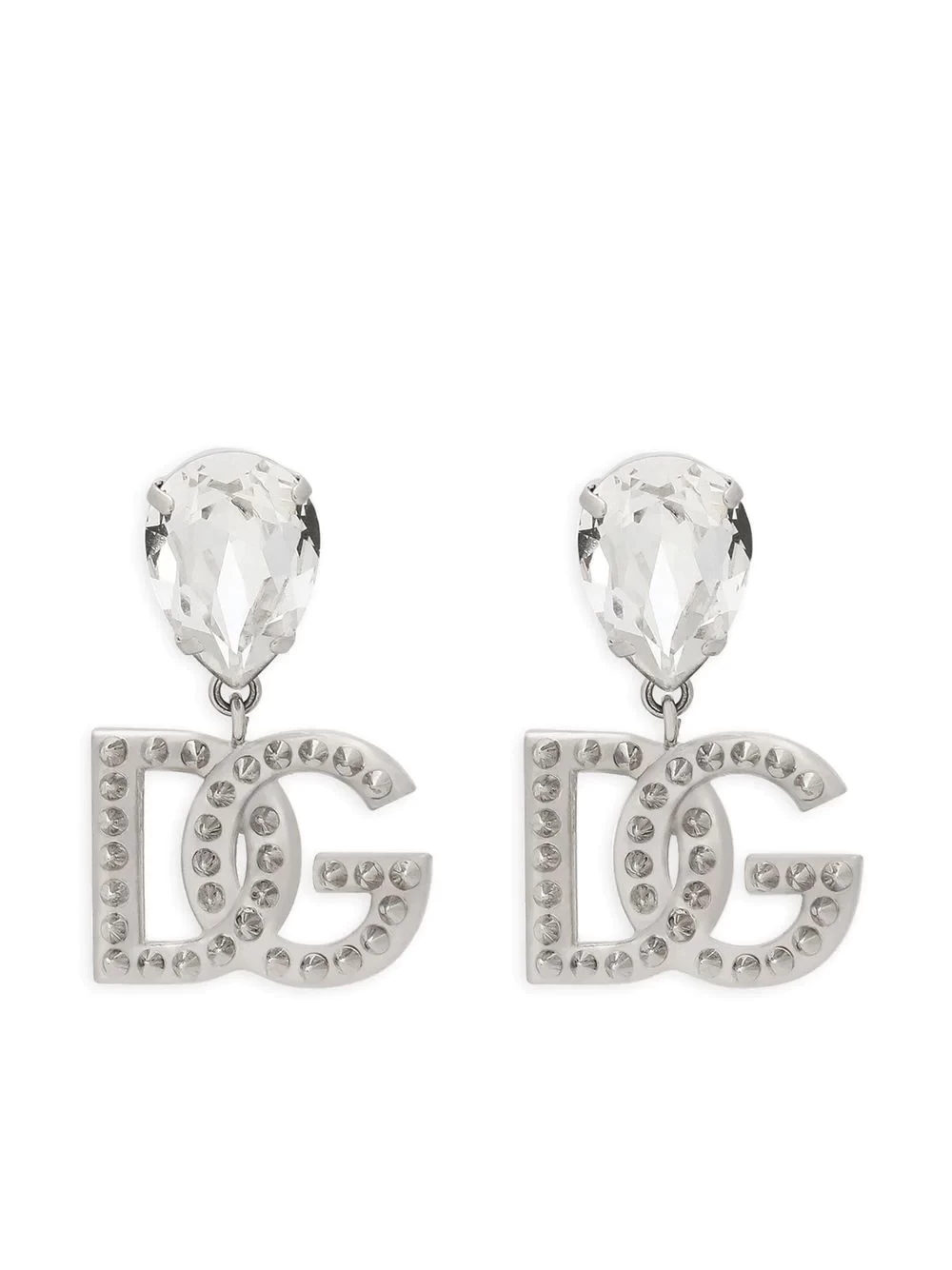 DG logo clip-on earrings