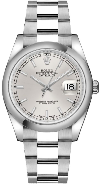 Rolex Datejust 36 Silver Dial Watch 116200-0056
