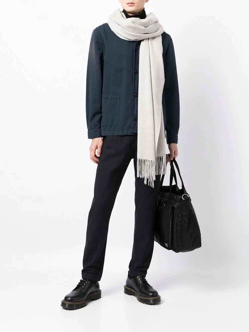 View The Look  N.Peal woven cashmere shawl