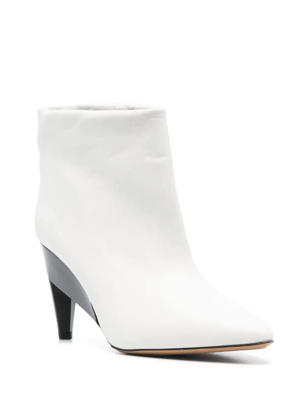 calf leather ankle boots