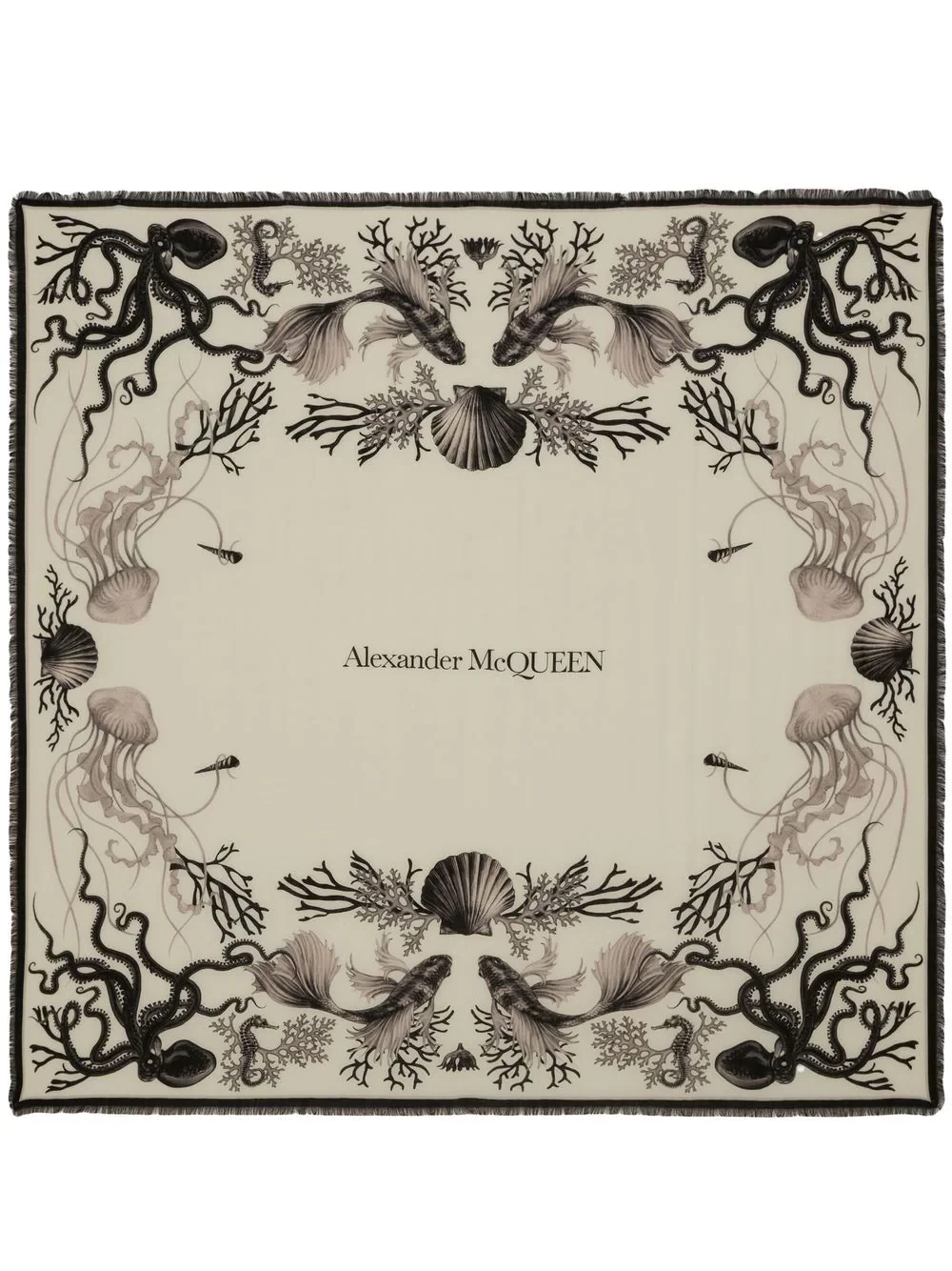 underwater logo shawl scarf