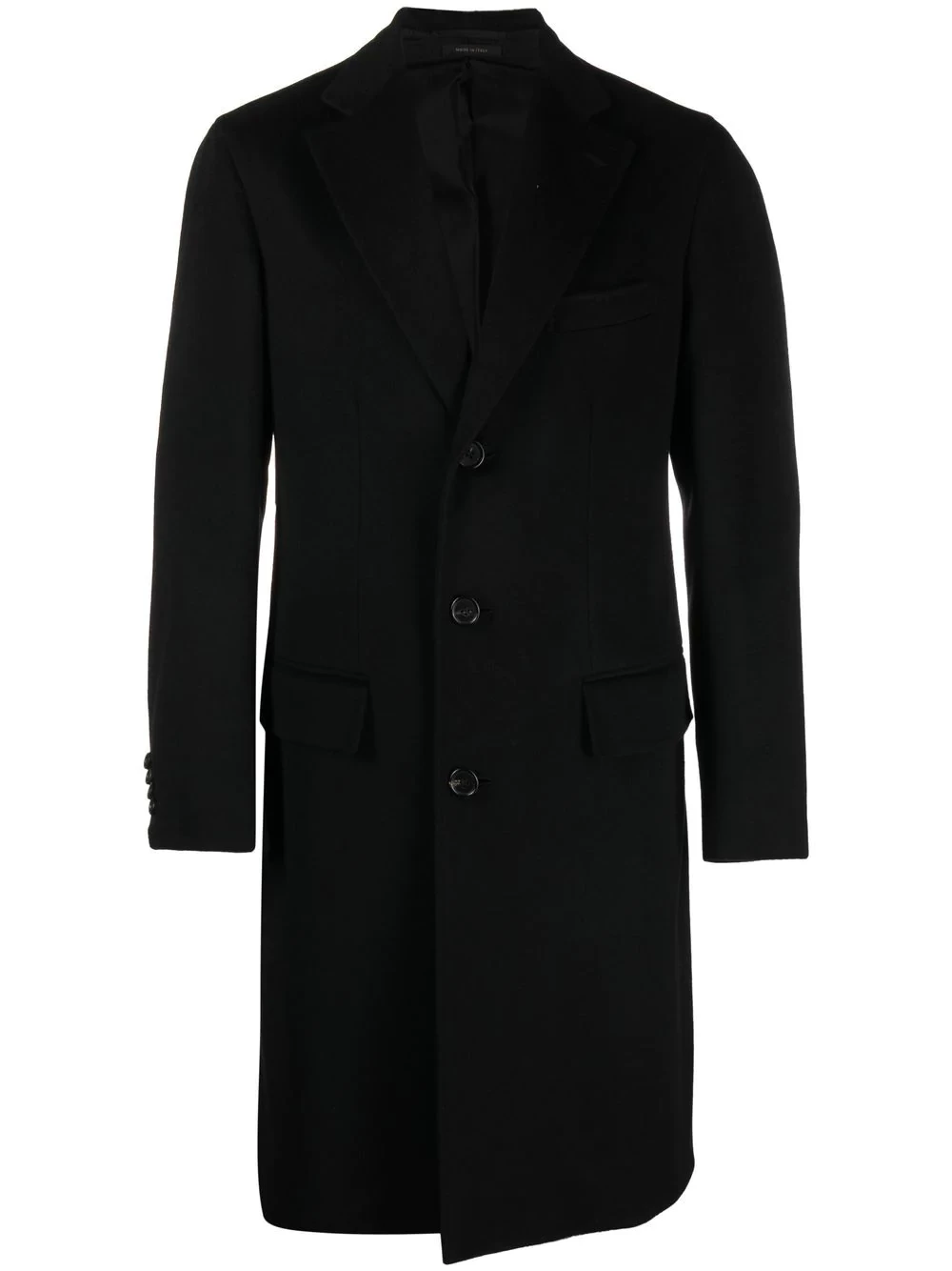 Solferino cashmere coat