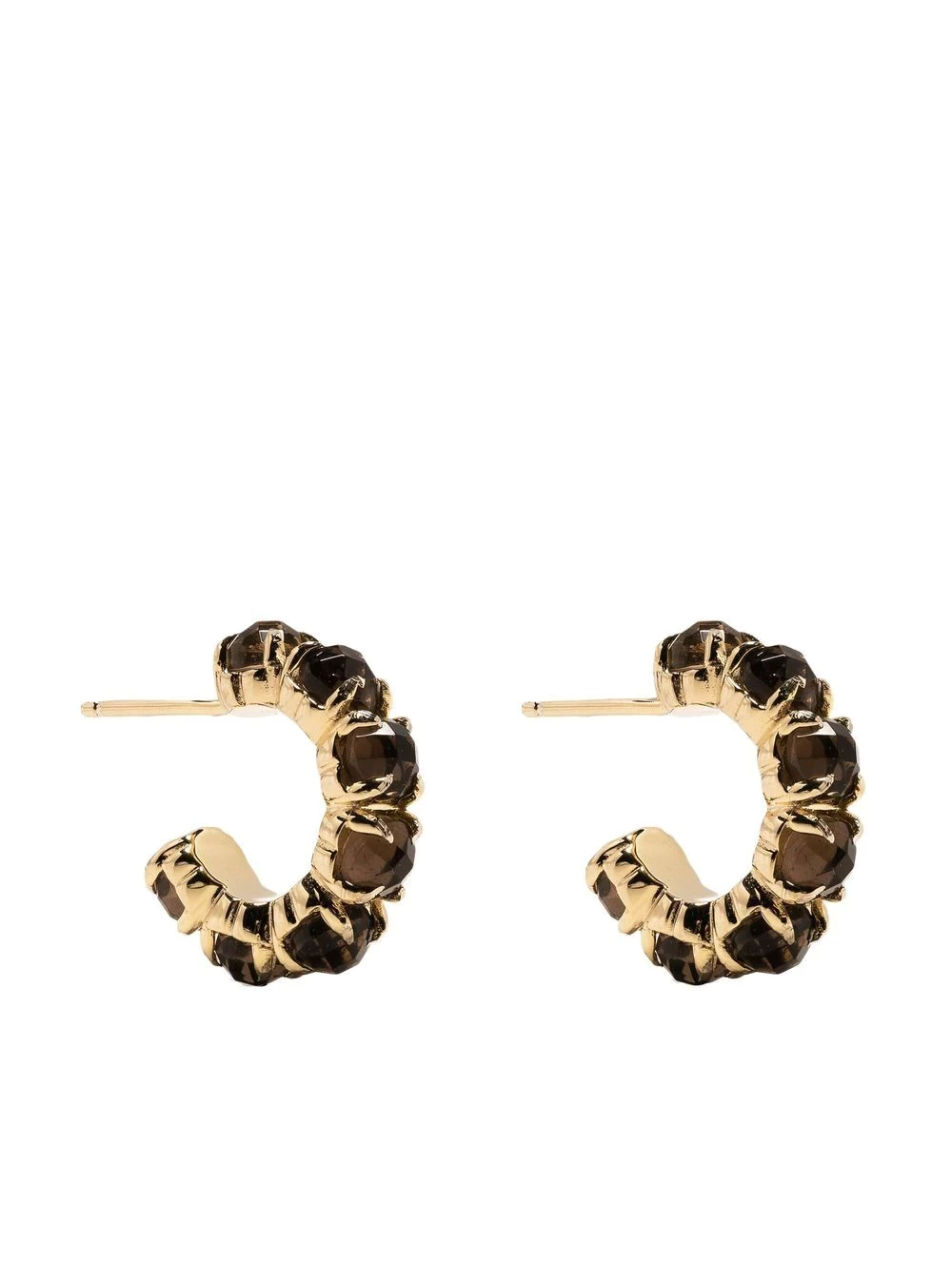 Halo 9kt cluster earring