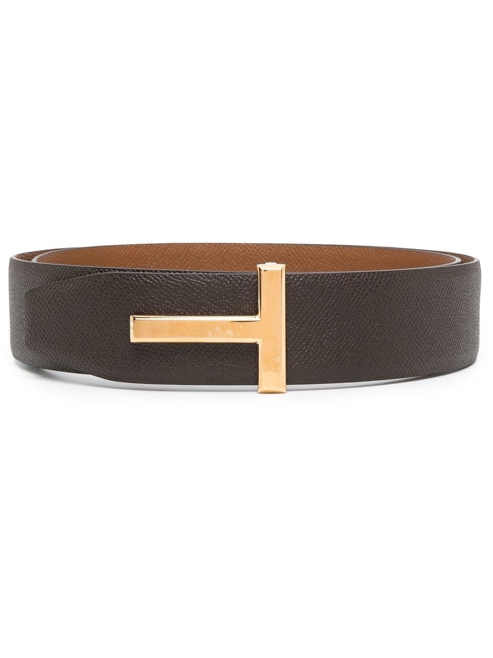 TOM FORD reversible T-buckle leather belt