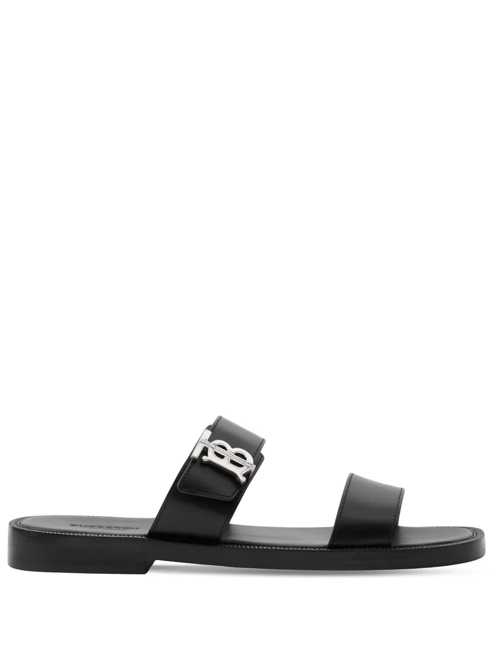 Monogram-motif leather sandals