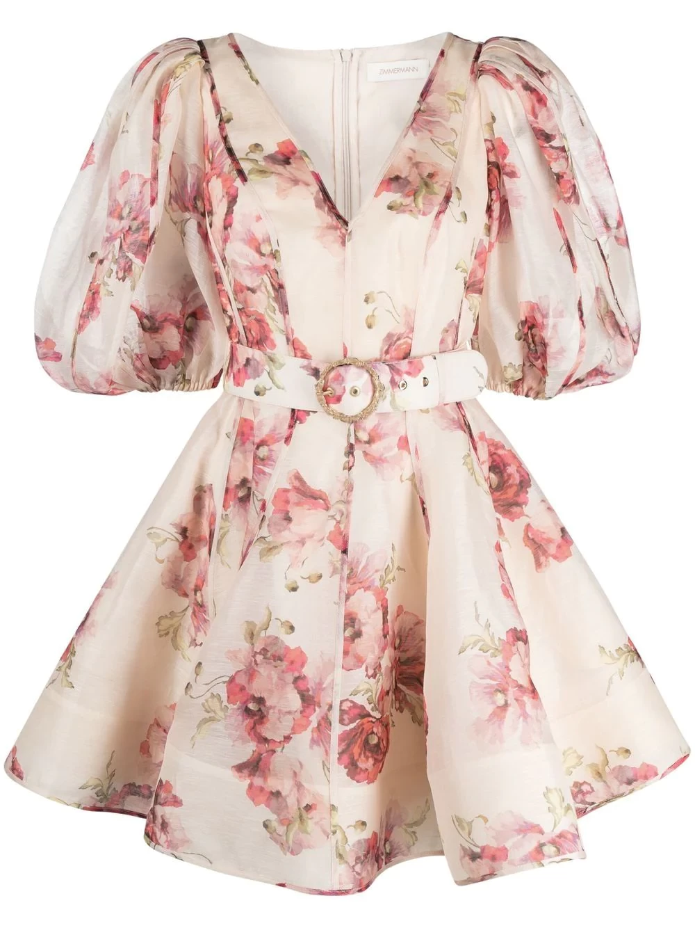 floral-print minidress