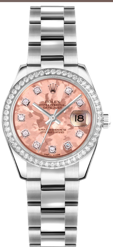 Lady-Datejust 26 Diamond Bezel Watch 179384