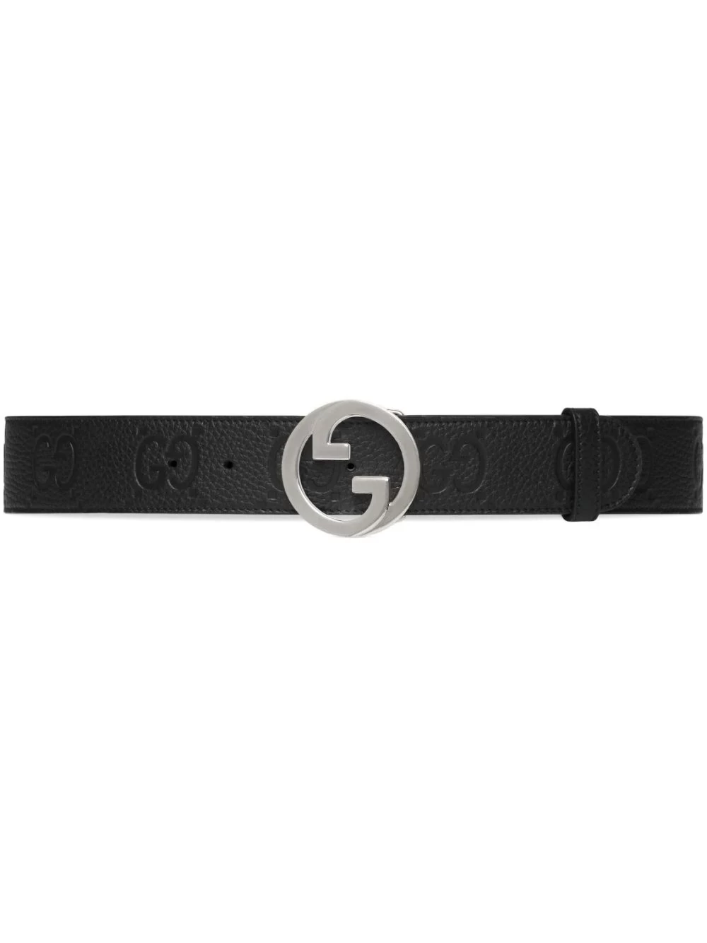 Gucci Blondie debossed leather belt