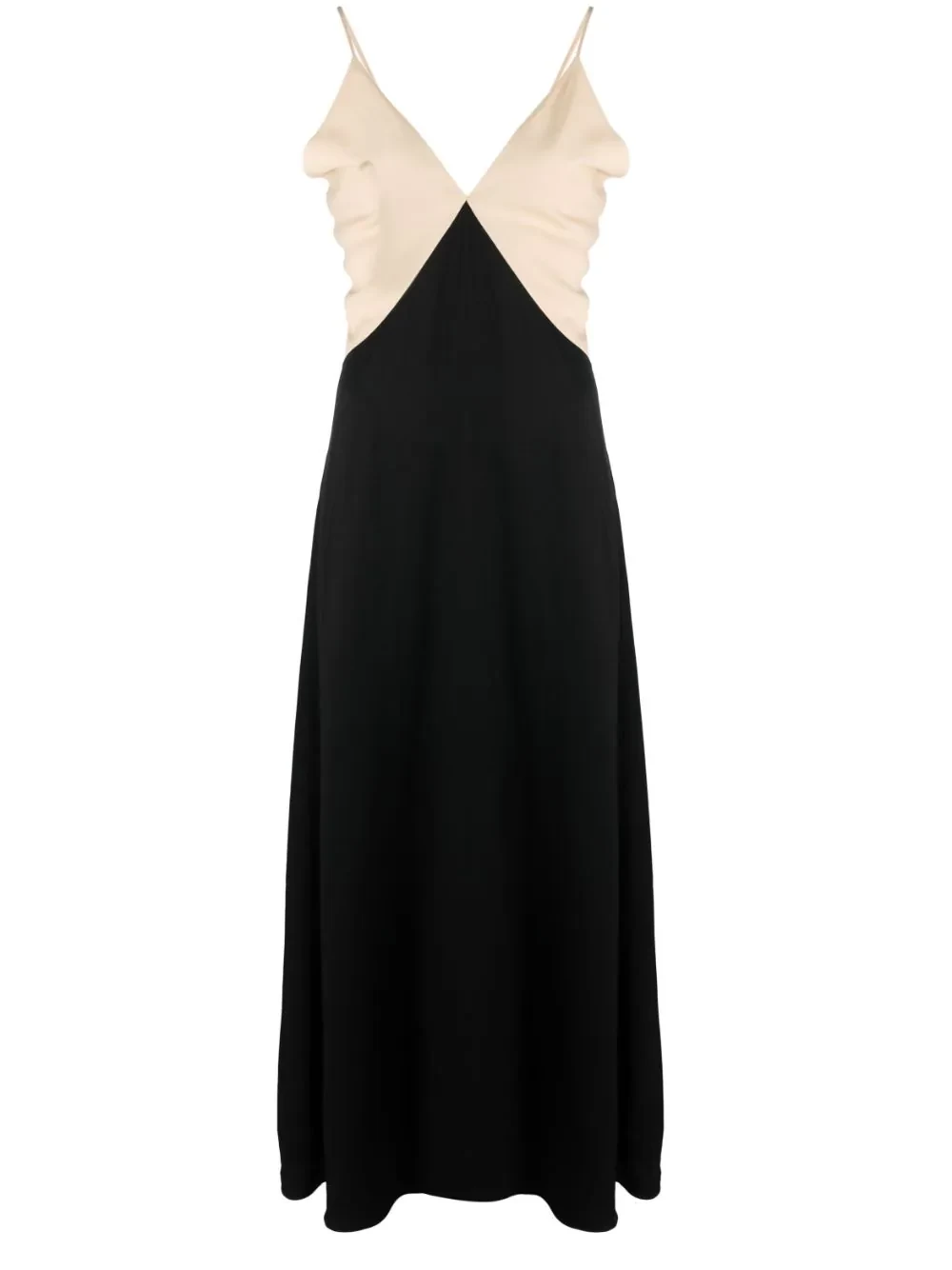 V-neck maxi dress